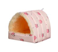 BCJMKDX Jouets pour Hamsters, Lot de 2 Jouets colorés for Hamster, écureuil, Mini-Lapin, lit for Petit Animal, nid for Cochon d'Inde, A3 S(A2,S)