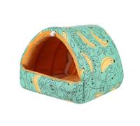 BCJMKDX Jouets pour Hamsters, Lot de 2 Jouets colorés for Hamster, écureuil, Mini-Lapin, lit for Petit Animal, nid for Cochon d'Inde, A3 S(B1,S)