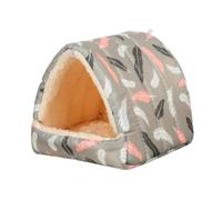 BCJMKDX Jouets pour Hamsters, Lot de 2 Jouets colorés for Hamster, écureuil, Mini-Lapin, lit for Petit Animal, nid for Cochon d'Inde, A3 S(A3,L)