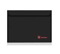 BCJMKDX mallette, Porte-documents avec fermeture éclair, sac de rangement documents, organisation voyage, enveloppe pochette d'argent(Black)