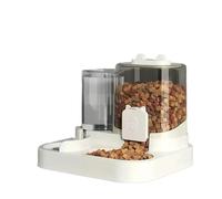 BCJMKDX mangeoire pour Animaux, Distributeur d'eau Automatique sans Animaux(Transparent)