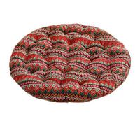 BCJMKDX Oreiller de Soutien， Round Large Size Meditation Floor Pad|Bohemian Vintage Style All-Season|Pearl Cotton Filling for Indoor Use(God(a),100cm(39.3in))