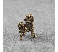 BCJMKDX Ornement Feng Shui, Statue Feng Shui Kylin en Laiton, Figurine de la bête Chinoise Pi Yao, Attire Richesse, Chance, prospérité, Ornement Bureau, décoration, bénédiction