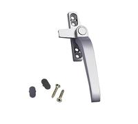 BCJMKDX poignées de porte. Poignée de verrouillage à levier en alliage d'aluminium for fenêtre à battant, multicolore(Silver,Left)