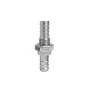 BCJMKDX raccords de tuyaux, Raccord de Tuyau cannelé en Acier Inoxydable 304, 1 pièce, 2 mm, 3, 4, 6, 8, 10, 12, 14, 16, 19, 20, 25, 32(Barb 32mm)