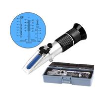 BCJMKDX Réfractomètre pour Pierres précieuses Réfractomètre 4 en 1 for antigel de Voiture, testeur Liquide Refroidissement Batterie Automobile, réfractomètre Verre for à Eau