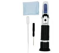 BCJMKDX Réfractomètre pour Pierres précieuses Réfractomètre Brix 0-20% for la Mesure de teneur en Sucre du Lait