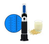 BCJMKDX Réfractomètre pour Pierres précieuses Réfractomètre de Sucre Brix 0-32% Concentration 0-25% Compteur Contenu Portable Testeur d'indice Liquide jus soja Haricots Outil Mesure
