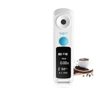 BCJMKDX Réfractomètre pour Pierres précieuses Réfractomètre numérique Bluetooth Brix Densitomètre à café Intelligent de Concentration 0-32% Meter TDS 0-26
