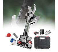 BCJMKDX Sécateurs de Jardin, Élagueuse Professionnelle sans Fil avec boîte à Outils, Ciseaux électriques 21 V 2 Ah, alimentée par Batterie, for Jardin