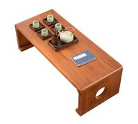 BCJMKDX Table d'appoint. Table de lit en Bois Massif Table Basse de Salon créative Convient à Une Large Gamme d'applications(Teak Colour,110 * 55 * 30cm)