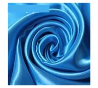 BCJMKDX Tissu à Paillettes, Fashionable Charmeuse Satin Fabric for Gift Box Lining, Background, DIY Multicolor 150x100cm(11 Lake Blue)