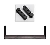 BCJMKDX Tringles de penderie. Tringle de penderie Ronde en Alliage d'aluminium, Effet Bois, antidérapante(Color D,60cm(23 5/8 in))