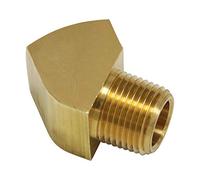 Bclla Zkenyao-raccord Tuyau Laiton 2pcs 45 degrés Coude de Rue en Laiton avec Fil NPT, 1/8"1/4" 3/8"1/2" Tuyau de Tuyau de Tuyau de Tuyau, Simple à Installer (Thread Specification : 1/4")