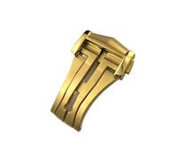 BCMCBV Boucle de montre déployante pointue 18 mm 20 mm pour Omega bracelet en cuir caoutchouc noir or rose fermoir papillon en acier inoxydable, 18mm, Agate