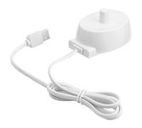BCMCZCDC Chargeur de brosse à dents électrique USB compatible avec Braun Oral-B Pro 3 3500 Pro 2 2500 Pro 1 650 Smart 6 iO3 iO4 iO5 iO6 Kids Vitality Genius X Type 3757 Base de charge Adaptateur de