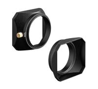 BCMCZCDC Pare-soleil carré rectangulaire 49 mm pour objectifs Canon, Nikon, Sony, Leica, Zeiss, Voigtlander, Nikkor, Panasonic, Fujifilm, Olympus et autres filtres de 49 mm