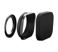BCMCZCDC Pare-soleil rectangulaire en métal avec bague d'adaptation de 43 mm | Pour objectifs micro appareil photo Canon Sony Fuji Leica