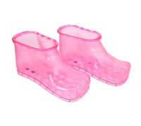 BCOATH 1 Paire chaussures de trempage couche imperméable palette de fards à paupières seau chaussures de bain seau de pieds seau à pied chaussures de spa pour les pieds PVC Rosy