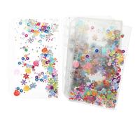 BCOATH 10 Intercalaires Colorés en Pvc Transparent A6 Six Trous, Séparateurs Détachables pour Classeurs et Carnets, Index de Page pour Organisation Bureau et Scolaire