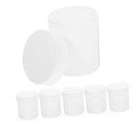 BCOATH 10 pièces Boîte de Rangement pour Flacons Vides avec Bouchon Lot de Contenants Compacts avec Coussinet Isolant pour Médicaments Pilulier Pratique et Étanche
