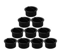 BCOATH 10 Pièces Cache-poussière Noir pour Télescope 1,25 Pouces en Plastique, Protection Maximale de L'objectif, Résistant aux Conditions Extérieures pour Excursions Astronomiques