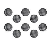 BCOATH 10 Pièces Tapis de Fond de Pot en Plastique Noir, Forme Bol | Réutilisable, Limite L’obstruction des Trous, pour Céramique, Orchidées et Entretien au Jardin