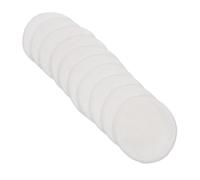 BCOATH 10 Tampons Démaquillants Réutilisables en Coton Doux 8 Cm, Lavables et Polyvalents, Démaquillage Soin Visage en Voyage