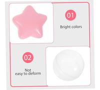 BCOATH 100 pièces Balles Océan Colorées Plastique Doux pour Piscine à Balles Garçon Fille Boules Rondes et Étoiles à Branches Jeu Ludique pour Boules et Aire de Jeux