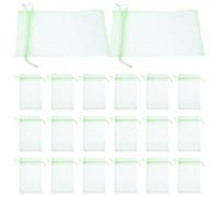 BCOATH 100 Pièces Paquet en Filet à Cordon pour Protection des Fruits et Légumes, Maille Nylon Légère 10x15 Cm, Barrière Physique Oiseaux, pour Jardinage et Culture