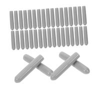 BCOATH 100pièces Embouts De Protection Flexibles Pour Panier De Lave-vaisselle Couvre-pointes De Broche Embouts De Réparation Pour Protecteur De Fin De Tube Rond Couvre-vis Et Boulons