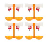 BCOATH 10pcs Tétines Abreuvoir pour Poulets en Abs Installation Facile et Alimentation Automatique d'eau à 360° pour Élevage de Volailles