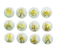 BCOATH 12 Perles en Pierre Artificielle Lumineuses pour Bracelets et Colliers, Design Unique Simple et Élégant, 12pcs pour Bijoux DIY Entre Amis ou Amoureux