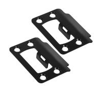 BCOATH 1ensemble Set de Plaque de Verrouillage de Porte Acier Inoxydable Plaque de Gâche pour Portes Intérieures Protection Renforcée et Répartition Impact Accessoire et Polyvalent