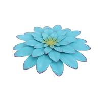 BCOATH 1pièce Décoration Murale Fleur Suspendue Fer Artificiel Ornement Nordique Pour Décor De Mur Scène Couleur Bleue