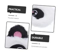 BCOATH 1Pièce Masque de Sommeil Peluche Panda pour Garçon Fille Couverture Yeux Adorable pour Sommeil Apaisant Maison pour Voyages Siestes