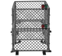 BCOATH 2 Ensembles Clôtures Militaires Plastique pour Garçon Fille Jeu de Construction de Barrière de Protection DIY Accessoires de Modèle pour Table de Sable et Jeux de Guerre