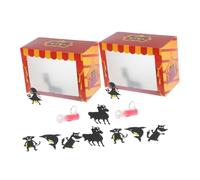 BCOATH 2 Ensembles Kit Théâtre Ombres DIY pour Garçon Fille Éducatif de Bricolage Créatif et Interactif pour Raconter des Histoires Matériel Simple et Ludique pour Garçons et Filles