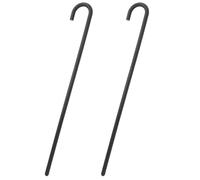 BCOATH 2 Ensembles Set de Béquilles Magicien Plastique Noir Accessoires de Déguisement Sorcier pour Fournitures de Fête Halloween et Spectacles sur Scène