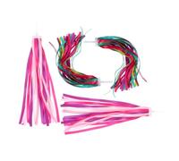 BCOATH 2 Paires Décorations Colorées pour Vélo et Scooter Garçon Fille de Rubans Flottants Verts Roses et Violets Installation Simple Visibilité Améliorée pour Sécurité