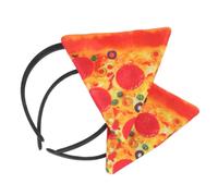 BCOATH 2 Pièces Bandeaux Pizza Halloween Accessoires Chefs Costumes Headwear Original Fête Déguisement Anniversaire Adulte Garçon Fille