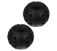 BCOATH 2 Pièces Boule Limiteur Noir et Installation Structure Caoutchouc D'arrêt Enrouleur Tuyau Rétractable en Facile pour pour Arrosage de Jardin Intérieur
