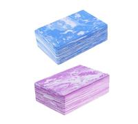 BCOATH 2 pièces Briques de Yoga EVA Camouflage Blocs Antidérapants Haute Densité pour Débutants Légers et Polyvalents pour Salle de Sport et Cours de Yoga