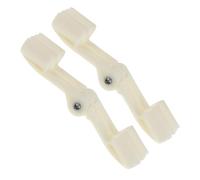 BCOATH 2 Pièces Fixations pour Moustiquaire de Lit Clips Stabilisateurs Plastique Pliables -Filet Robustes pour Chambre et Hôtel Lot de Clips Faciles à Utiliser