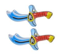 BCOATH 2 pièces Gonflables Pirate Jouets Amusants pour Fête Anniversaire Halloween Cosplay Accessoires Thème Pirate