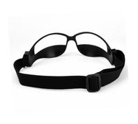 BCOATH 2 pièces Lunettes de Basket Anti-baisse de Tête Entraînement Au Dribble Confort Réglable Aide Manipulation Du Ballon Plastique Souple Noir