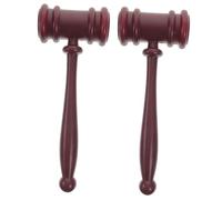 BCOATH 2 pièces Marteau de Juge pour Garçon Fille Maillet Léger pour Jeux de Rôle Tribunal Accessoire Cosplay Justice Cadeau Anniversaire Garçon Fille