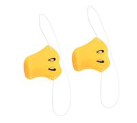 BCOATH 2 pièces Nez de Canard Cosplay Vinyle Portable Accessoire Animal Vif et Confortable pour Fêtes Halloween et Décoration Noël