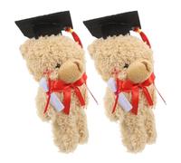 BCOATH 2 Pièces Peluche Ours Docteur Diplômé pour Étudiants, Présent