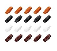 BCOATH 20 Pièces Anneaux de Remplacement pour Bracelet de Montre en Cuir Véritable, 20mm, Accessoires Pratiques pour Montre Portable et Maintien Sécurisé Bracelet